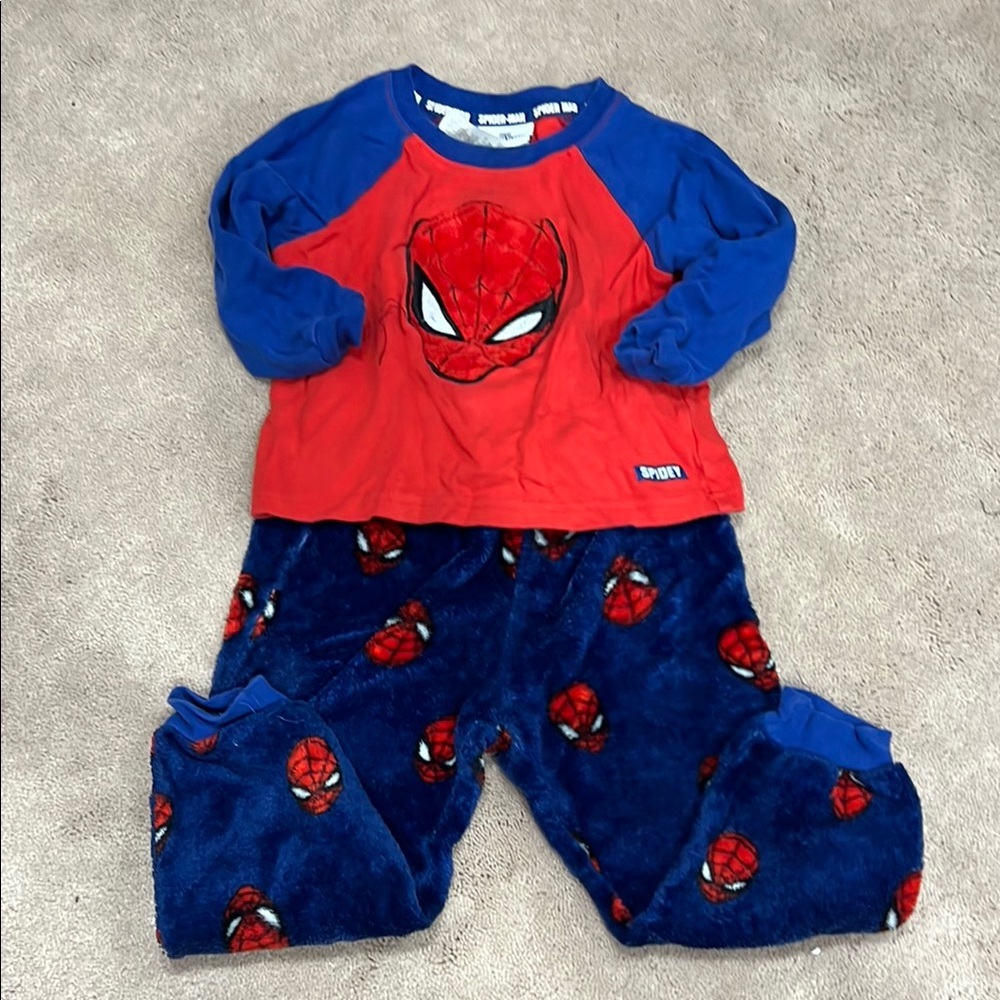 Spider-Man Kids Pajama Set - Red and Blue
